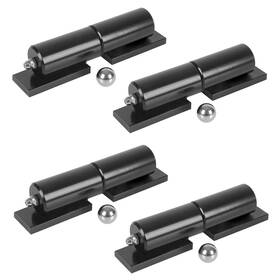 B0cngkthl3 Bordersmover 4-pack 5 Inch Heavy Duty Weld-on Barrel Gate Hinges 900 Lbs Capacity Rust-resistant