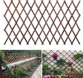 Bounmer 313045134129 Expandable Garden Trellis 38 Inch X 89 Large Wooden Lattice Fence Wall Panel Latti