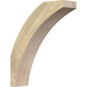 Brc06x22x26thr00rdf Bracket Brace 26 In. Paintable Stainable Hand-crafted Wood Douglas Fir