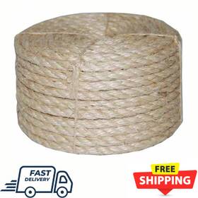 23-410 Branded 3/8 Inch X 100 Ft. Twisted Sisal Rope