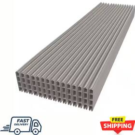 Branded 313026574593 Linden 6 Ft X 8 Privacy Framed Flat Fence Panel Gray Fast Pack Infills 15-pi