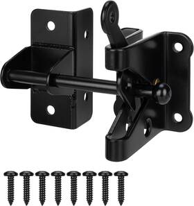 Branded 313033748765 Self-locking Gate Latch For Wooden Fence Heavy Duty Post Mount Automatic G Branded 313033748765 Self-locking Gate Latch For Wooden Fence Heavy Duty Post Mount Automatic G