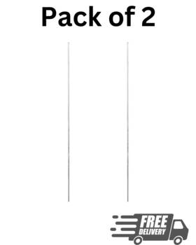 328512dpteb Branded 2-pack 46 Inch Galvanized Steel Tension Bar Chain Link Fence