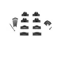 543300806 Branded Trex Select Stair Railing Mounting Hardware Black Brackets Screws Rail