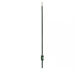 Branded 705353786457 1-3/4 Inch X 3-1/2 6 Ft. Green Steel Fence T-post With Anchor Plate