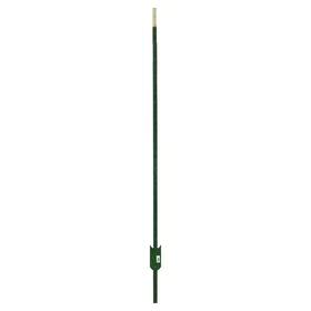 Branded 711181707502 1-3/4 Inch X 3-1/2 7 Ft. Green Steel Fence T-post With Anchor Plate