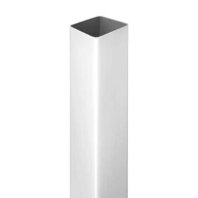 73010700 Branded 5 Inch X 8 Ft. White Vinyl Fence Post