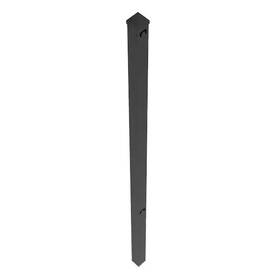 Branded 73055197 Dillon 2 Inch X 70 Black Aluminum Fence Line Post