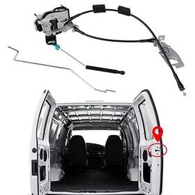 Branded 80003321 Rear Door Latch Cable And Rod For Ford E150 E250 E350 Right Back Lock