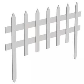 Branded Rc-74w 18 Inch H 36 W White Wood Picket Garden Fence