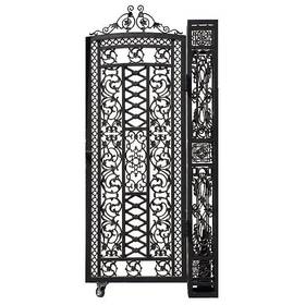 10537207 Bridgeton Moore Outdoor Furniture Aluminum Right Pedestrian Panel Gate Driveway Patio