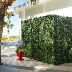Brylanehome 196392584256 High Faux Greenery Privacy Screen - Green