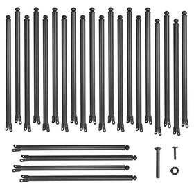 Btram Bt002 24 Pack 1-3/8ftft Chain Link Fence Extension 30ftft Height Galv