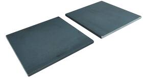 Bulb Industries 1000-102s Weldable Hot Rolled Mild Steel Plate 6 Inch Square - 1/4 2 Pack