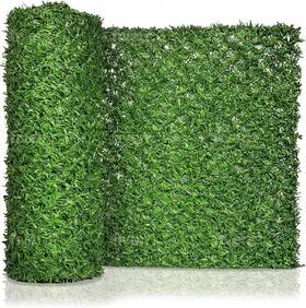 Can Fence Ltd. 628942463563 Grass Chain Link Fence- Galvanized Wire Uv Protected- Privacy