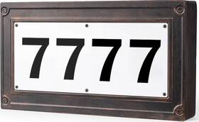 Lt00215s1-otl Candieslife Solar Address Sign Lighted Plaque Outdoor Waterproof Led Illuminate