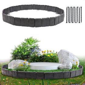 Candyhouse L-016 Garden Edging Border 16ft Landscape Borders For Flower Beds Imitatio