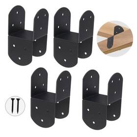 Pt926567 Cdfyjhfdq 4 Pcs Inch X Deck Post Caps Tie Brackets Ineer Size 3.6 14 Gauge
