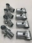 Chain Link Fence End Rail Clamps With Bolts And Nuts 1-7/8inch X 1-3/8inch 8 Sets Pack