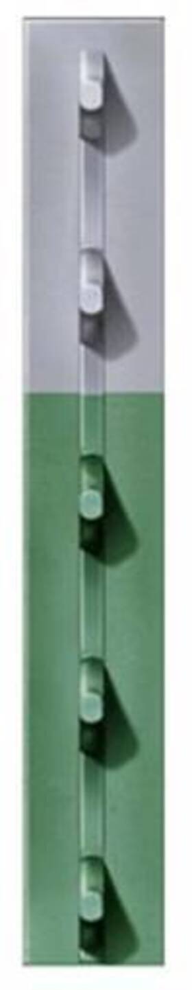 149409 Chicago Heights Steel 1.33 Inch X 8 Ft. Green Studded T-post- Pack Of 5