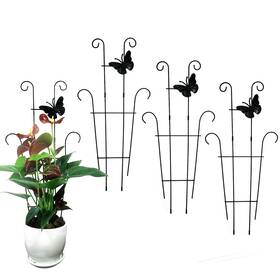 Mpt03 Chouyuhe 23-inch Metal Plant Trellis For Climbing Plants - 2 Pack Indoor/outdoor Support