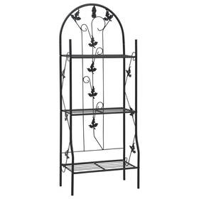 Cisvio D0102hh538p 6.2 Ft. Garden Obelisk Trellis Lightweight Rustproof Plastic Coated Metal Tall