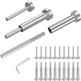 Cke Cr031 10 Pairs Invisible Cable Railing Kit 1/8 Inch Receiver And Swage S