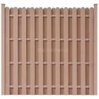 Cnd0924269141987dc Wpc Fence Panel Square Brown Cnd0924269141987dc Wpc Fence Panel Square Brown