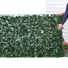 Collections Etc 15fws169a Beautiful Lightweight Faux Ivy Privacy Fence Screen Green