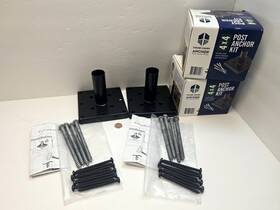 Cgtn44-pa Color Guard Set Of 2 - Brand New Titan 4x4 Anchor Post Kits Model