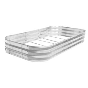 Colorfulbeetle 731052224792 Galvanized Raised Garden Bed Kit Large Metal Beds For Vegetabl