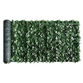 Colour Tree 4foot X 16foot Artificial Hedges Faux Ivy Leaves Fence Privacy Screen