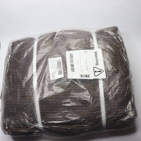 Colourtree 6x20fs-10 Privacy Fence Screen Hdpe Mesh Windscreen With Reinforced Grommets Brown 6ft X 20ft