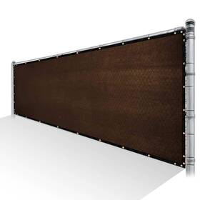 6x67fs-10 Colourtree 6 Ft. X 67 Brown Privacy Fence Screen Mesh Cover With Reinforced For