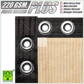 Colourtree B07g7qv6db Plus Extra Heavy Duty Fence Privacy Screen Mesh Cover - Commercial Grade 220 Gsm