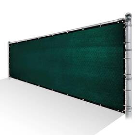 Colourtree Tap0650-1 Cover Windscreen With Reinforced Grommets 6ft X 50ft Fence Screen Green