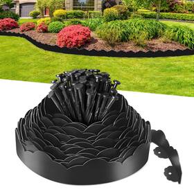 C-d-7-10 Cootentler 2.8 Inch X 52.5ft Landscape Edging Border With 80pcs Spikes No Dig Garden Ed