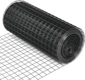 Corp 445038340323 Hardware Cloth 24 Inch X 50 Ft Black Vinyl Coated Welded Wire Mesh 1.5