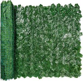 Cover World 744110880373 Icover Artificial Ivy Privacy Screen For Fence 39x98in Strengthened Joint Preve