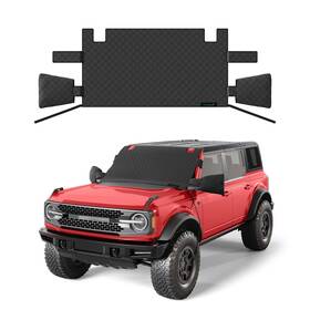 Covosun Cs/wsc/bc/ym09012023 Windshield Snow Cover For Ford Bronco Side Mirrors And Wiper Protection Pre