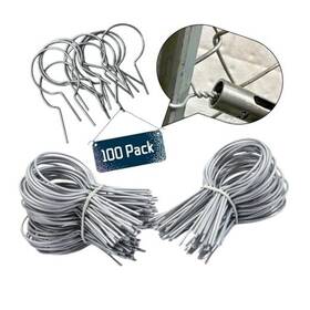 Dc-9x Cozymo 1 5/8 Inch Chain Link Fence Ties 9 Gauge Galvanized Steel Twist For Dc-9x Cozymo 1 5/8 Inch Chain Link Fence Ties 9 Gauge Galvanized Steel Twist For