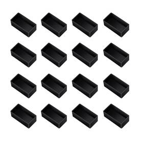 2x4s Ctuoptuo 767248915502 1-1/2 Inch X 3-1/8 Wood Post End Cap Lumber Stud/rack Foot Rubber Cover