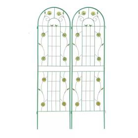 Cubilan 313056265249 Metal Garden Trellis 71 Inch X 19.7 Rustproof For Climbing Plants Out