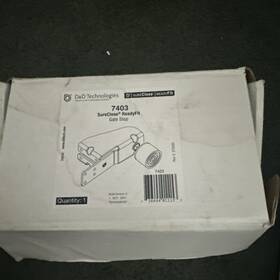 7403 D & 736494011153 And Technologies Sureclose Readyfit Gate Stop Adjustable