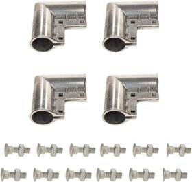Dailydanny 313044757763 Chain Link Fence Gate Corner 1 3/8 Inch X Aluminum Elbow 4