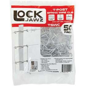 Tswc-50 Dare 12.5 Ga. Spring Steel T-post Clip 50-pack