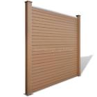 Ddk8274765360589so Square Wpc Garden Fence Panel Brown Ddk8274765360589so Square Wpc Garden Fence Panel Brown