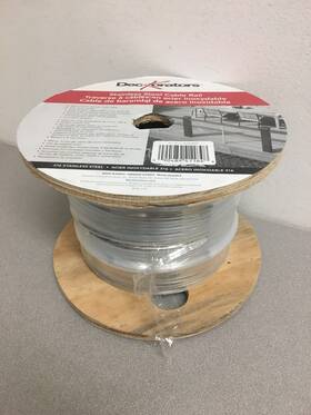 237907 Deckorators 1/8 Inch W X 500 Ft. L Stainless Steel Cable #237907
