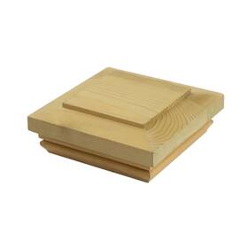 Deckorators 72210 4 Inch X . Hatteras Flat Pressure Treated Pine Post Cap