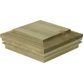 Deckorators 72290 6 Inch X Pressure-treated Pine Press-on Post Cap